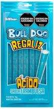 BULL DOG REGALIZ FRAMBUEZA ÁCIDO X 75 GRS